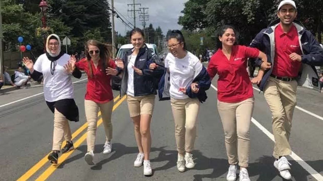 Leadership students