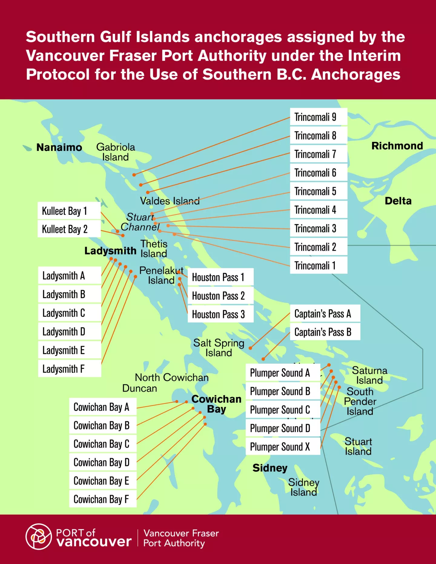 33 Southern Gulf Islands anchorages 33 Southern Gulf Islands anchorages