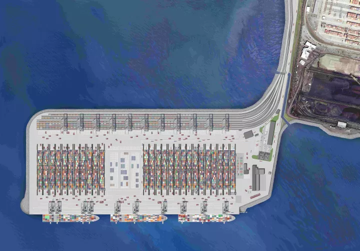 Roberts bank terminal rendering 