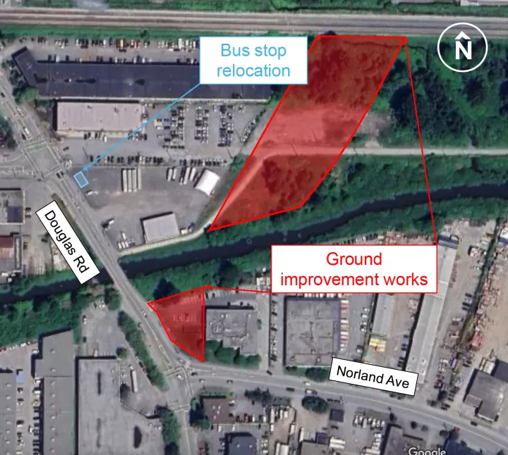 Ground improvements map Ground improvements map