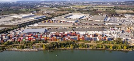 Vue aérienne des propriétés de Richmond